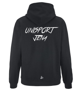 Hoodie für Herren | Craft | Community 2.0 | schwarz | USV Jena Unisport