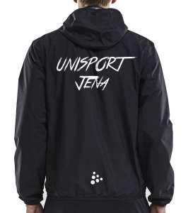 Regenjacke für Herren | CRAFT Jacket Rain | schwarz | USV Jena Unisport