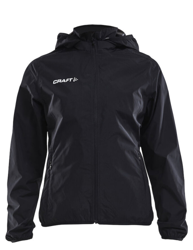 Regenjacke für Damen | CRAFT Jacket Rain | schwarz | USV Jena Unisport