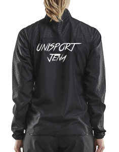 Windjacke für Damen | CRAFT Rush Wind Jkt | schwarz | USV Jena Unisport