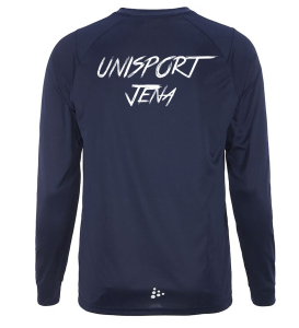 T-Shirt für Herren langarm | CRAFT Rush 2.0 LS | navy | USV Jena Unisport