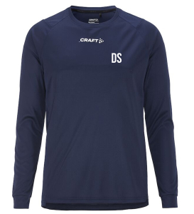 T-Shirt für Herren langarm | CRAFT Rush 2.0 LS | navy | USV Jena Unisport