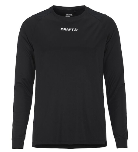 T-Shirt für Herren langarm | CRAFT Rush 2.0 LS | schwarz | USV Jena Unisport