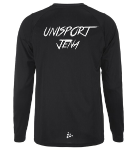 T-Shirt für Herren langarm | CRAFT Rush 2.0 LS | schwarz | USV Jena Unisport