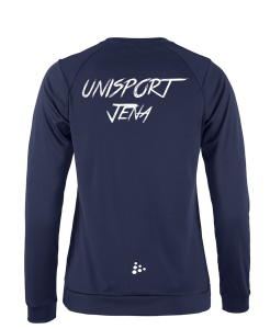 T-Shirt für Damen langarm | CRAFT Rush 2.0 LS | navy | USV Jena Unisport