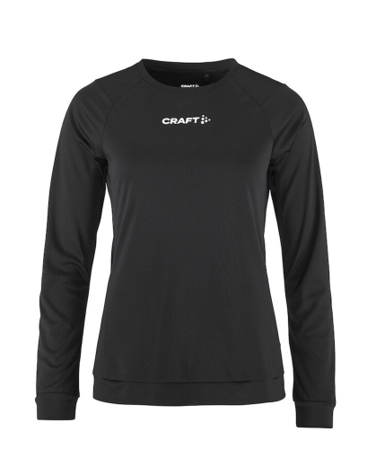 T-Shirt für Damen langarm | CRAFT Rush 2.0 LS | schwarz | USV Jena Unisport