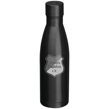 Edelstahlflasche | matt schwarz | 500ml | SV Olympia...