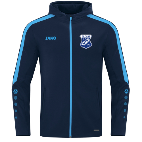 Kapuzenjacke für Kinder/Herren | JAKO Power | marine/skyblue | SV Empor Erfurt