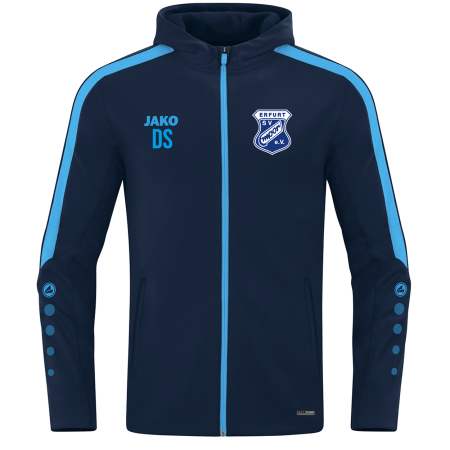 Kapuzenjacke für Kinder/Herren | JAKO Power | marine/skyblue | SV Empor Erfurt