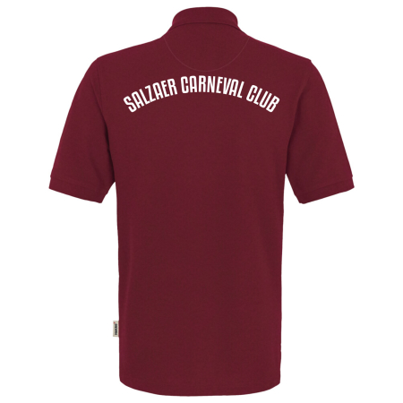 Poloshirt für Herren | Hakro Mikralinar | weinrot | Salzaer Carneval Club e.V.