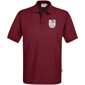 Poloshirt für Herren | Hakro Mikralinar | weinrot | Salzaer Carneval Club e.V.