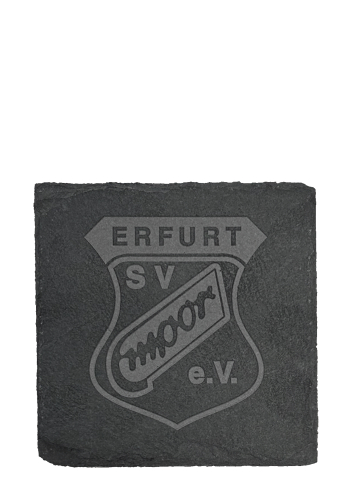 Untersetzer | Schiefer | Logo | SV Emport Erfurt