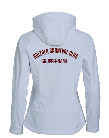 Softshelljacke für Damen | Clique | weiß | Salzaer Carneval Club e.V.