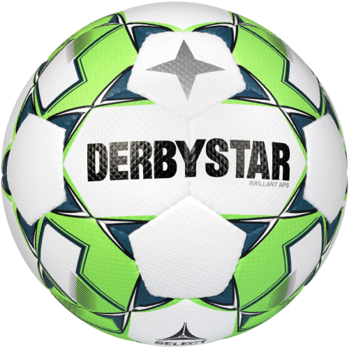 Derbystar - Fußball | Spielball -  Brillant APS - grün/weiß - V22 - Größe 5