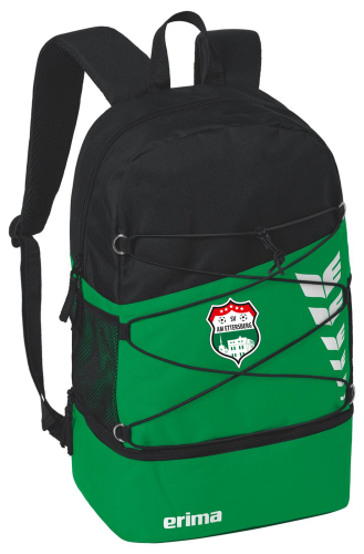 Rucksack | Erima Six Wings | smaragd/schwarz | SV Am Ettersberg